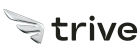 trive black logo